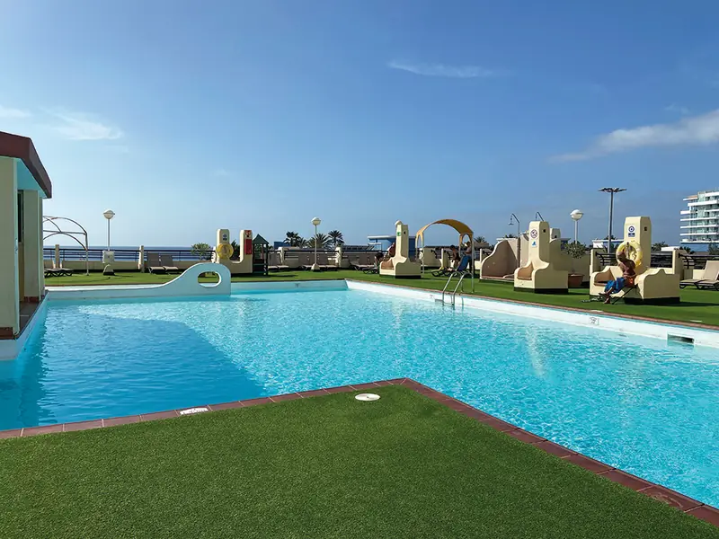 Piscinas y animación — Apartamentos Palm Garden, Morro Jable