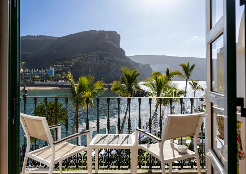Doppelzimmer Meerblick frontal mit Balkon — Hotel LIVVO Puerto de Mogán, Puerto de Mogán 5