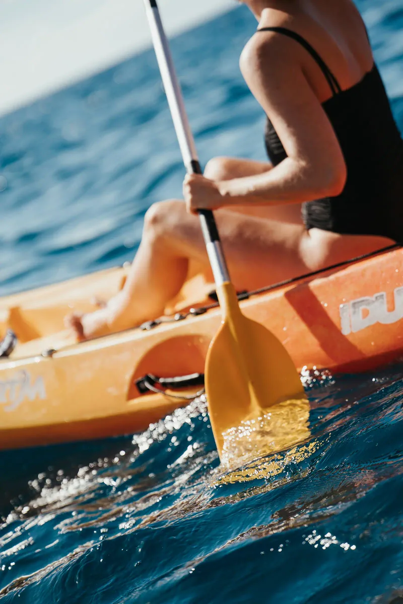 Experiencia de kayak con Senda Ecoway